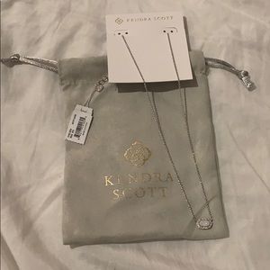 Kendra Scott Chelsea Silver Pendant Necklace